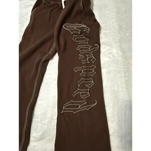 NWT GODSPEED OG LOGO SWEATPANTS STITCHED MOCHA Size XS 100% Authentic $190 MSRP